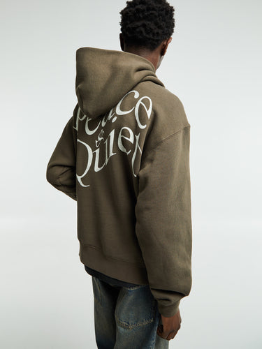 Museum of Peace & Quiet - WARPED HOODIE in Coffee