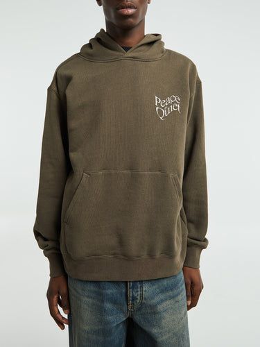 Museum of Peace & Quiet - WARPED HOODIE in Coffee