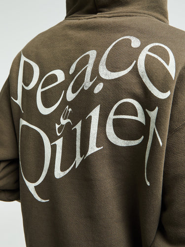 Museum of Peace & Quiet - WARPED HOODIE in Coffee
