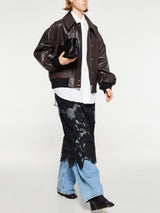 Mr. Larkin - Patty Tie Shirt in Off White