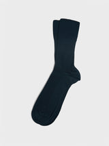 Mrs. Hosiery - Mrs. Supreme Cotton Socks in Dark Blue