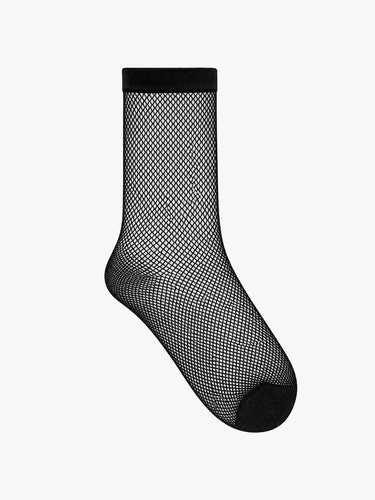 Mrs. Hosiery - Mrs. Mini 2-Pack Fishnet Socks in Black