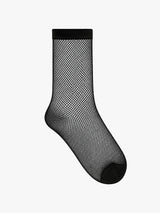 Mrs. Hosiery - Mrs. Mini 2-Pack Fishnet Socks in Black