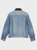 Levi's - Levi's x Barbour Type II Denim Jacket in Medium Indigo