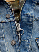 Levi's - Levi's x Barbour Type II Denim Jacket in Medium Indigo