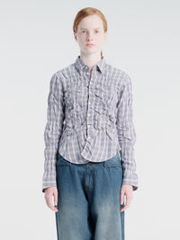 Gimaguas - Lupa Check Shirt in Blue