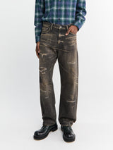 Neighborhood - Savage Denim DP Basic Pants in Black