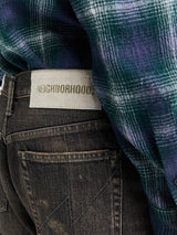 Neighborhood - Savage Denim DP Basic Pants in Black