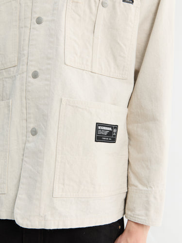 Neighborhood - OX Coverall Jacket in Oatmeal