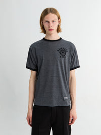 Neighborhood - Heather fabric T-shirt Shortsleeved in Black