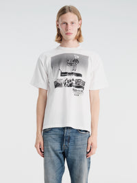 Neighborhood - NH X Osamu Nagahama T-shirt SS-4 in White
