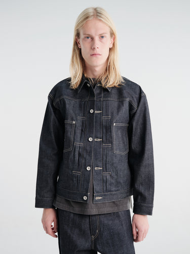 Neighborhood - Rigid Denim Type-2 Jacket in Indigo