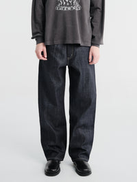 Neighborhood - Rigid Denim Full Cut Pants in Indigo