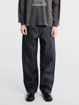 Neighborhood - Rigid Denim Full Cut Pants in Indigo