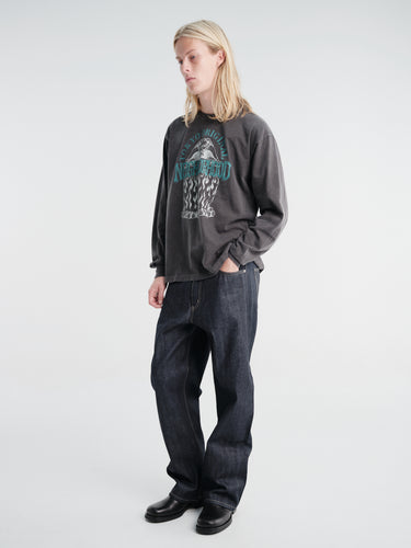 Neighborhood - Rigid Denim Full Cut Pants in Indigo
