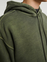 Neighborhood - Pigment Dyed Sweat Hoodie in Olive Drab