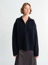 Studio Nicholson - Nash Knit Sweater in Darkest Navy