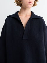 Studio Nicholson - Nash Knit Sweater in Darkest Navy