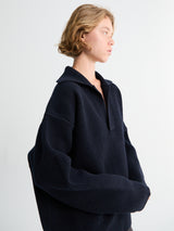 Studio Nicholson - Nash Knit Sweater in Darkest Navy