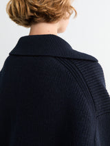 Studio Nicholson - Nash Knit Sweater in Darkest Navy