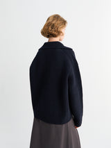 Studio Nicholson - Nash Knit Sweater in Darkest Navy