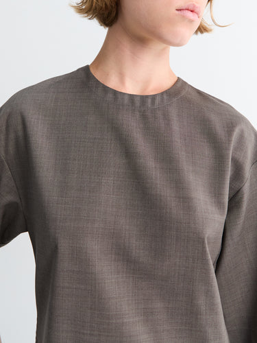 Studio Nicholson - Vichy Top in Melange