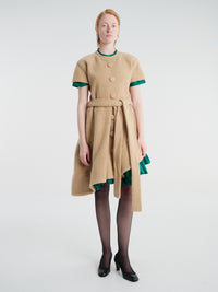 Nicklas Skovgaard - Diana Dress in Tan & Turquoise