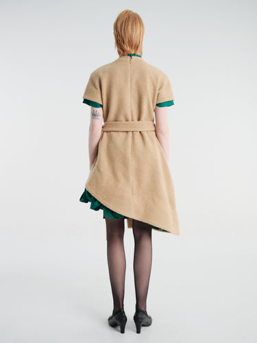 Nicklas Skovgaard - Diana Dress in Tan & Turquoise