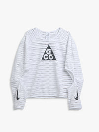 Nike - Acg Men's Dri-Fit Long-Sleeve Top in White and Anthracite
