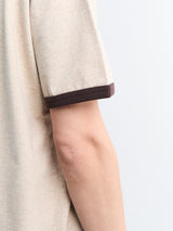 Noah - Heather Ringer T-Shirt in Heather Tan
