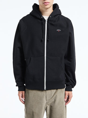 Noah - Lightweight Zip Up in Black