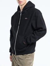Noah - Lightweight Zip Up in Black