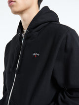 Noah - Lightweight Zip Up in Black