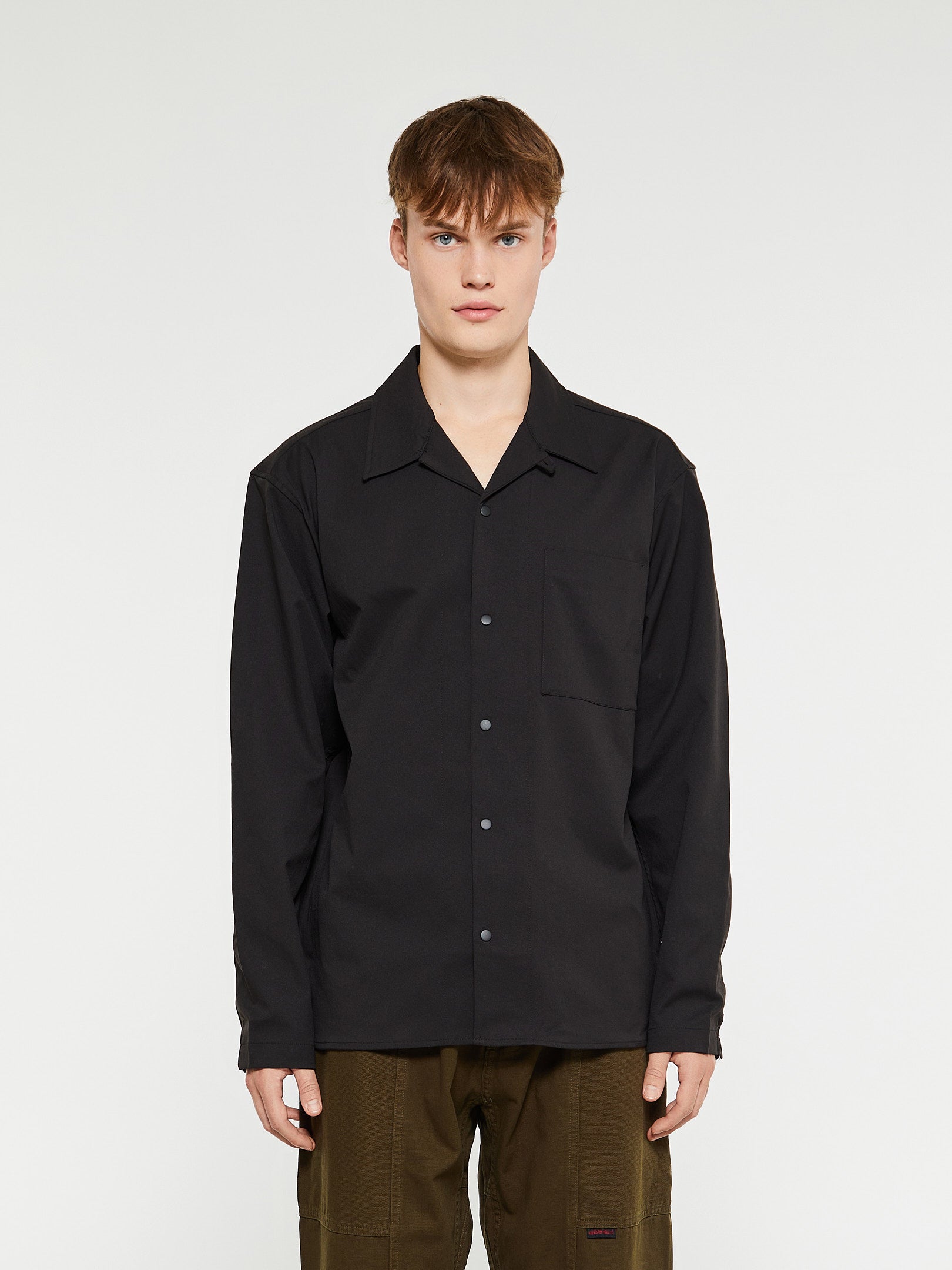 Norse Projects - Carsten Solotex Twill Shirt in Black