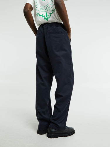 Norse Projects - Ragnar Cotton Wool Twill Trousers in Dark Navy