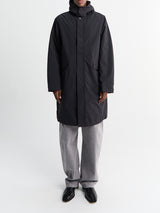 Norse Projects - Vargo 2.0 Gore-Tex Windstopper Hooded Raglan Mac Jacket in Black