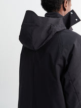 Norse Projects - Vargo 2.0 Gore-Tex Windstopper Hooded Raglan Mac Jacket in Black