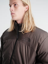 The North Face - Men's Pertex Nuptse Reversible Jacket in Lead TNF Black