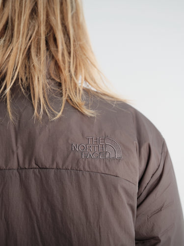 The North Face - Men's Pertex Nuptse Reversible Jacket in Lead TNF Black