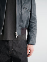 Our Legacy - Mini Bomber in Station Blue Pliable Bovine