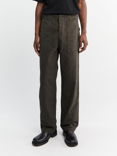 US Army Fatique Pants in Coffee Brown