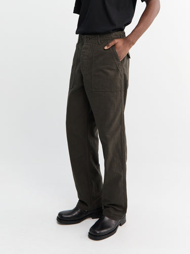 US Army Fatique Pants in Coffee Brown