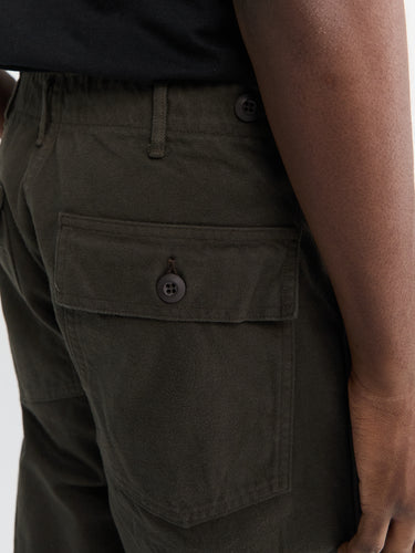 US Army Fatique Pants in Coffee Brown