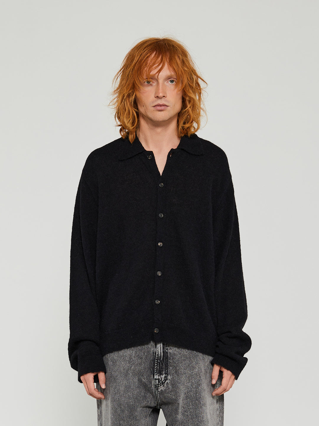 ourlegacy evening polo cardigan カーディガン