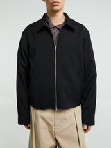 Our Legacy - Mini Jacket in Black Worsted Wool