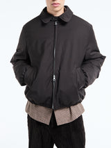 Our Legacy - Avenue Puffa Jacket in Churchill Stripe Membrane Wool