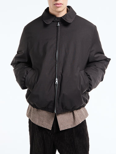Our Legacy - Avenue Puffa Jacket in Churchill Stripe Membrane Wool