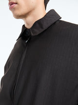 Our Legacy - Avenue Puffa Jacket in Churchill Stripe Membrane Wool