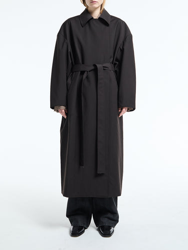 Our Legacy - Court Coat in Churchill Stripe Membrane Wool