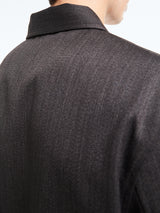Our Legacy - Mini Jacket in Havana Brown Chain Wool